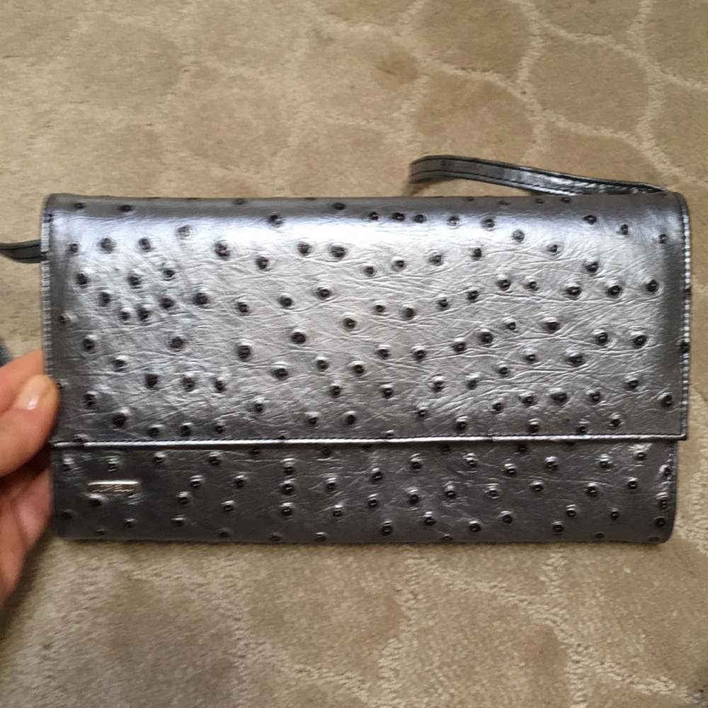 Italian Ostrich skin bag